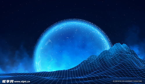 星空科技背景設(shè)計圖 其他素材