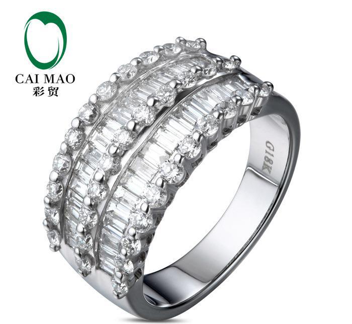 彩貿(mào)工廠價(jià)豪華排鉆NGTC 18K白金鉆石戒指133 珠寶首飾的開發(fā)與銷售策略